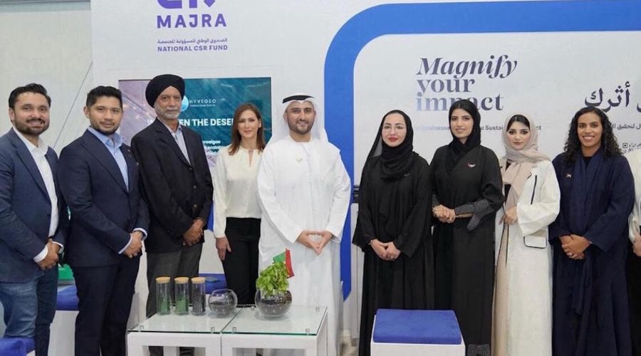Mr. Abdulaziz Bin Redha (CEO & Cofounder HyveGeo) and cofounders together with Majra representatives and investor Mr. Farid Haque, GP at Systemanova.vc
