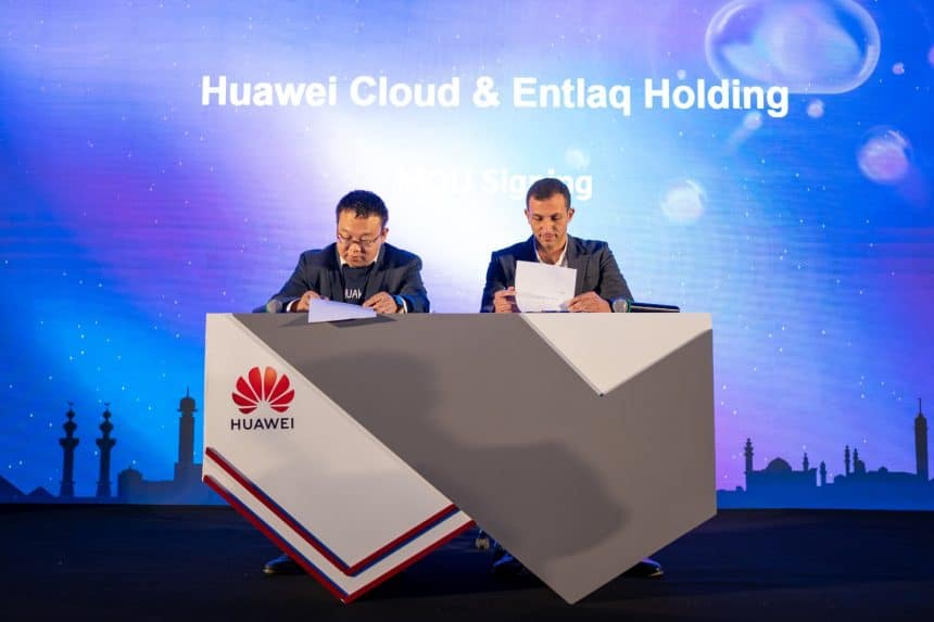 Huawei and Entlaq Holding Partnership