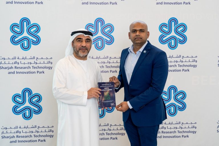 أعلن مجمع الشارقة للبحوث والتكنولوجيا عن تعاون مبارك مع شركة "ماكس بايت تكنولوجي"، الشركة الهندية الرائدة في مجال التصنيع والتحول الرقمي، لإقامة مركز التميز الصناعي "Industry X.0" في المجمع.