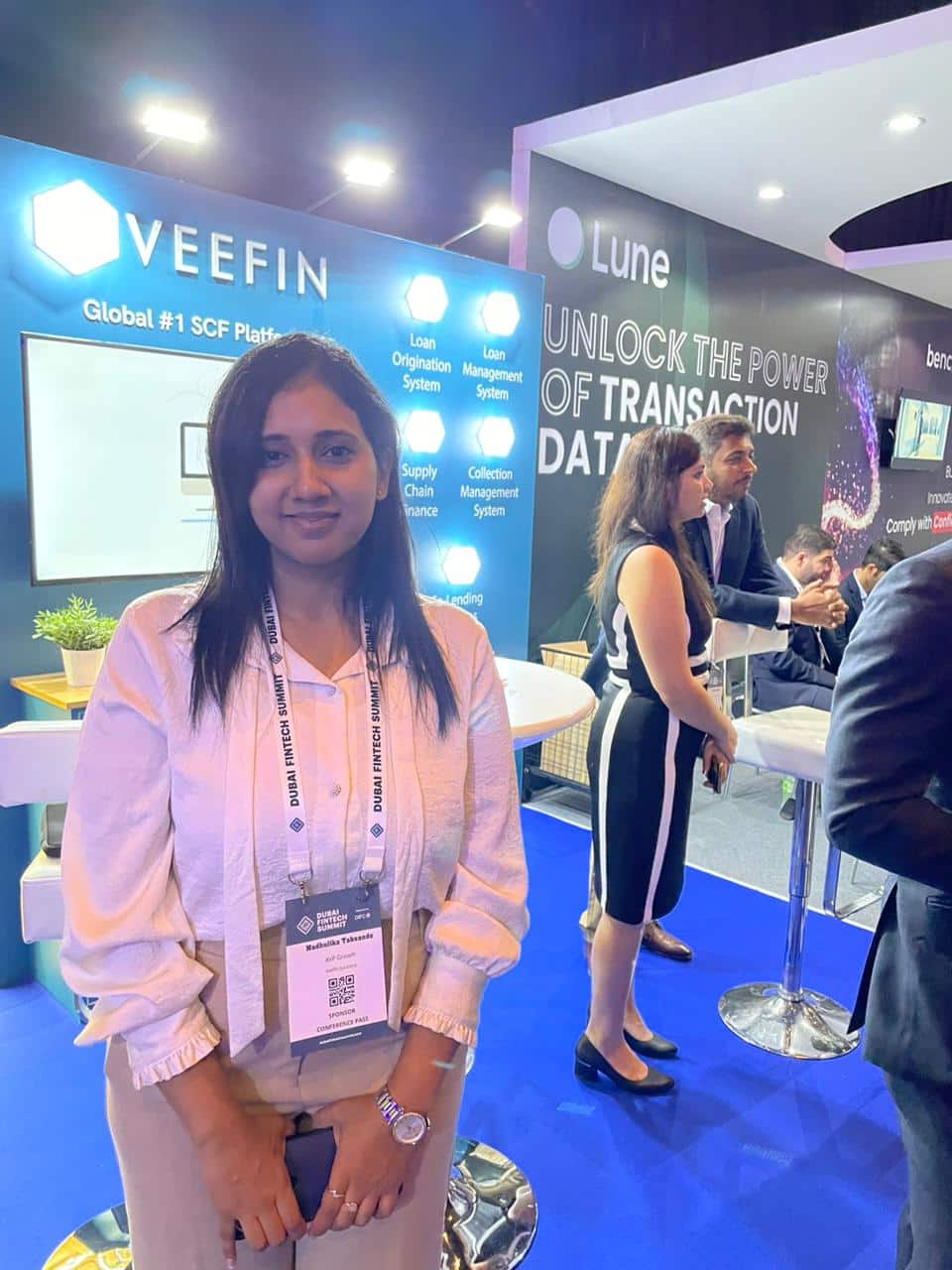 Anant Moona, the CEO and founder of VeeFin , a digital solutions company based in India, emphasized the significance of her company's participation in the second edition of the Dubai Fintech Summit, themed "Pioneering the Future of Financial Technology.