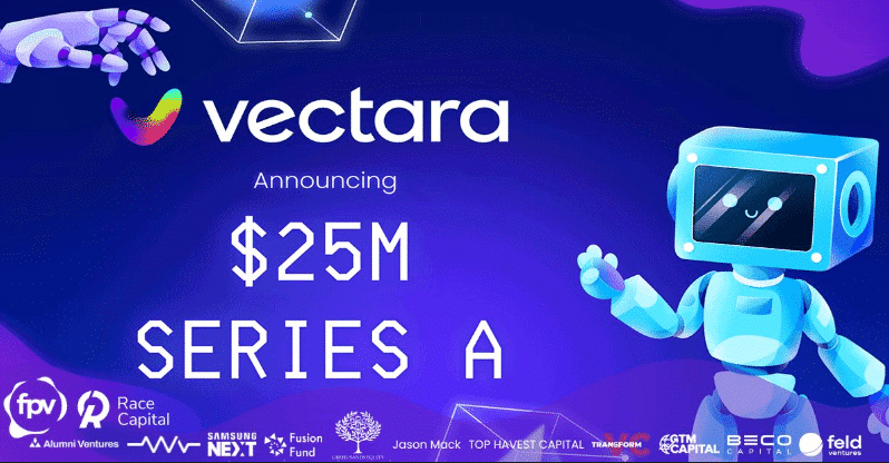 Vectara AI Company Secures $25 Million in Series A Funding