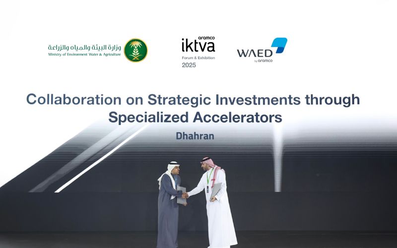Wa’ed Ventures, the venture capital arm of Saudi Aramco, has announced the signing of a strategic Memorandum of Understanding with the Ministry of Environment, Water and Agriculture.